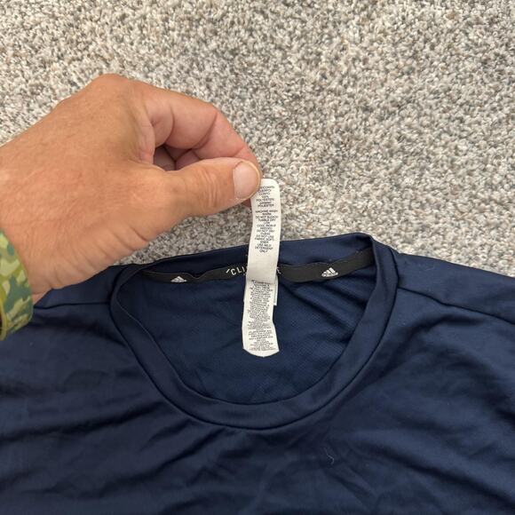 Adidas Shirt Mens Medium Climalite Athletic Tee Lightweight Performance Workout - Picture 5 of 9